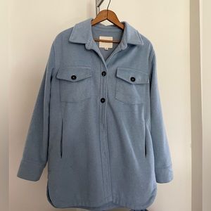 Light Blue Shirt Jacket